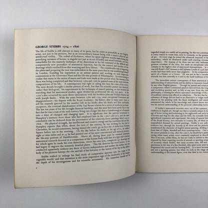 George Stubbs paintings drawings & engravings | Whitechapel Art Gallery catalogue, 1957