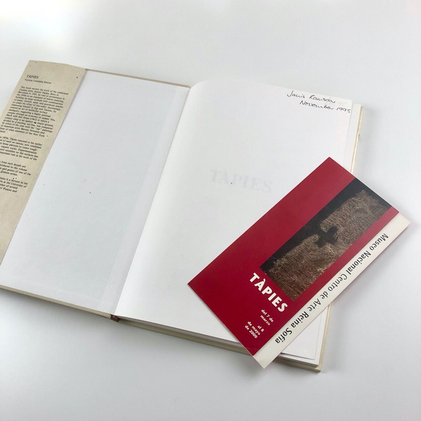 Tàpies by Victoria Combalia Dexeus | Ediciones Polígrafa, 1990 catalogue