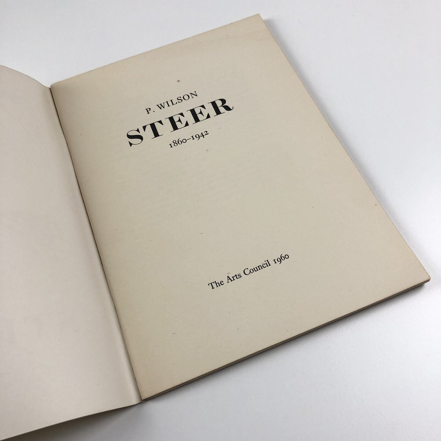 P. Wilson Steer 1860-1942 Arts Council exhibition catalogues, 1980