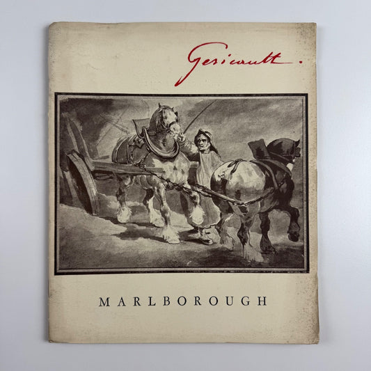 Théodore Géricault | Marlborough October-November 1952