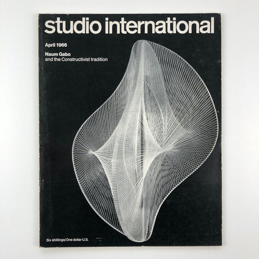 Studio International magazine April 1966: Naum Gabo and the Constructivist Tradition