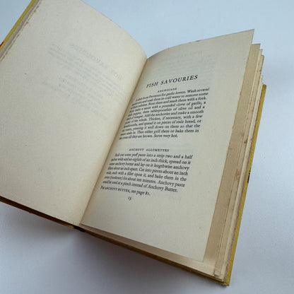 Ambrose Heath Good Savouries | Faber & Faber, 1937 reprint. Edward Bawden illustrations