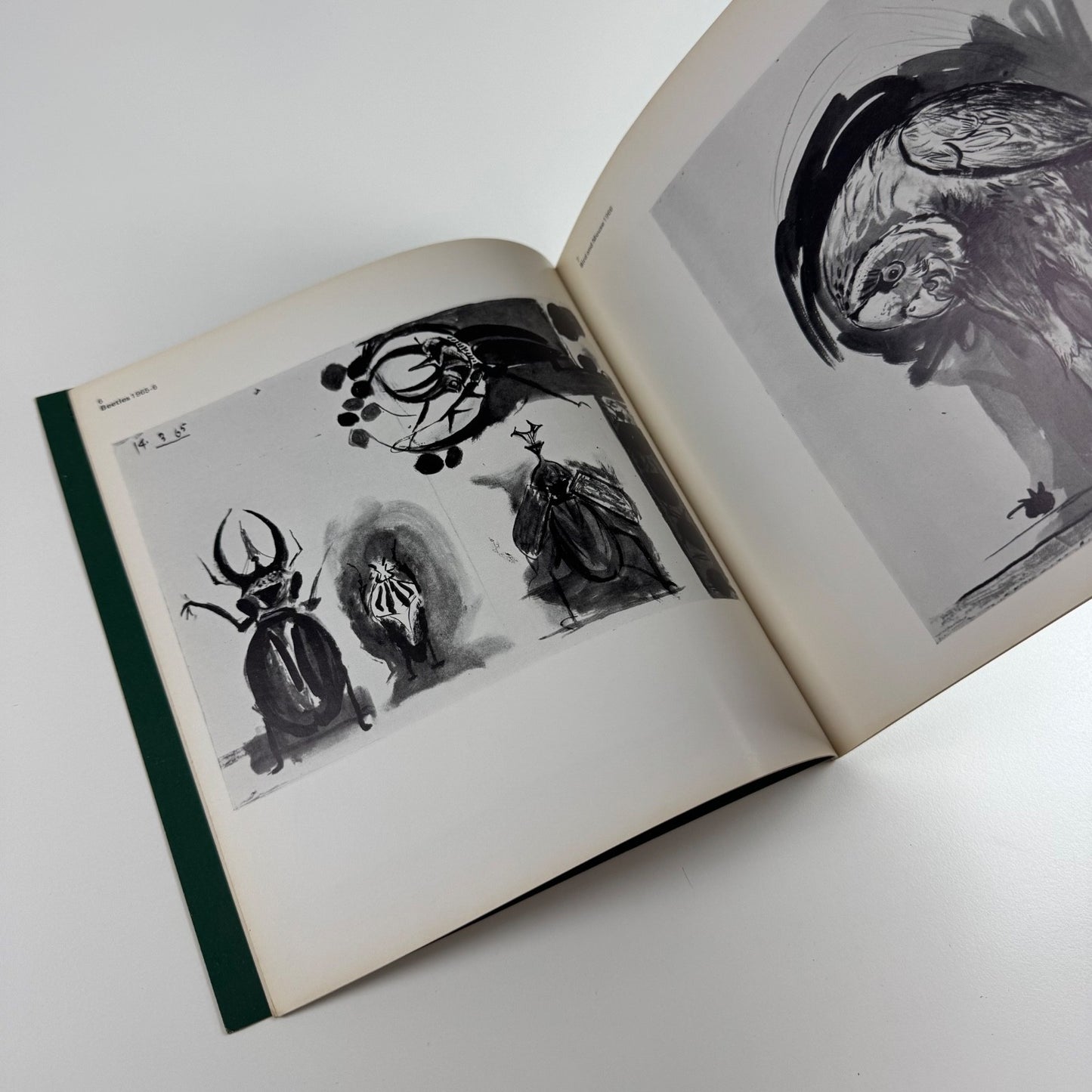 Graham Sutherland A Bestiary | Marlborough May-June 1968 Gordon House typography