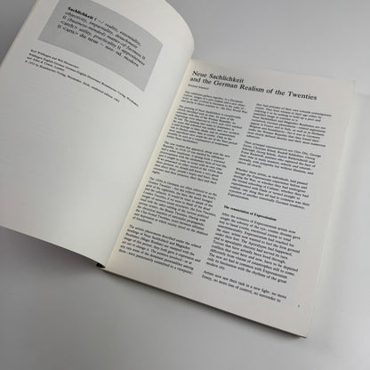 Neue Sachlichkeit & German Realism of the Twenties Hayward Gallery Arts Council, 1978