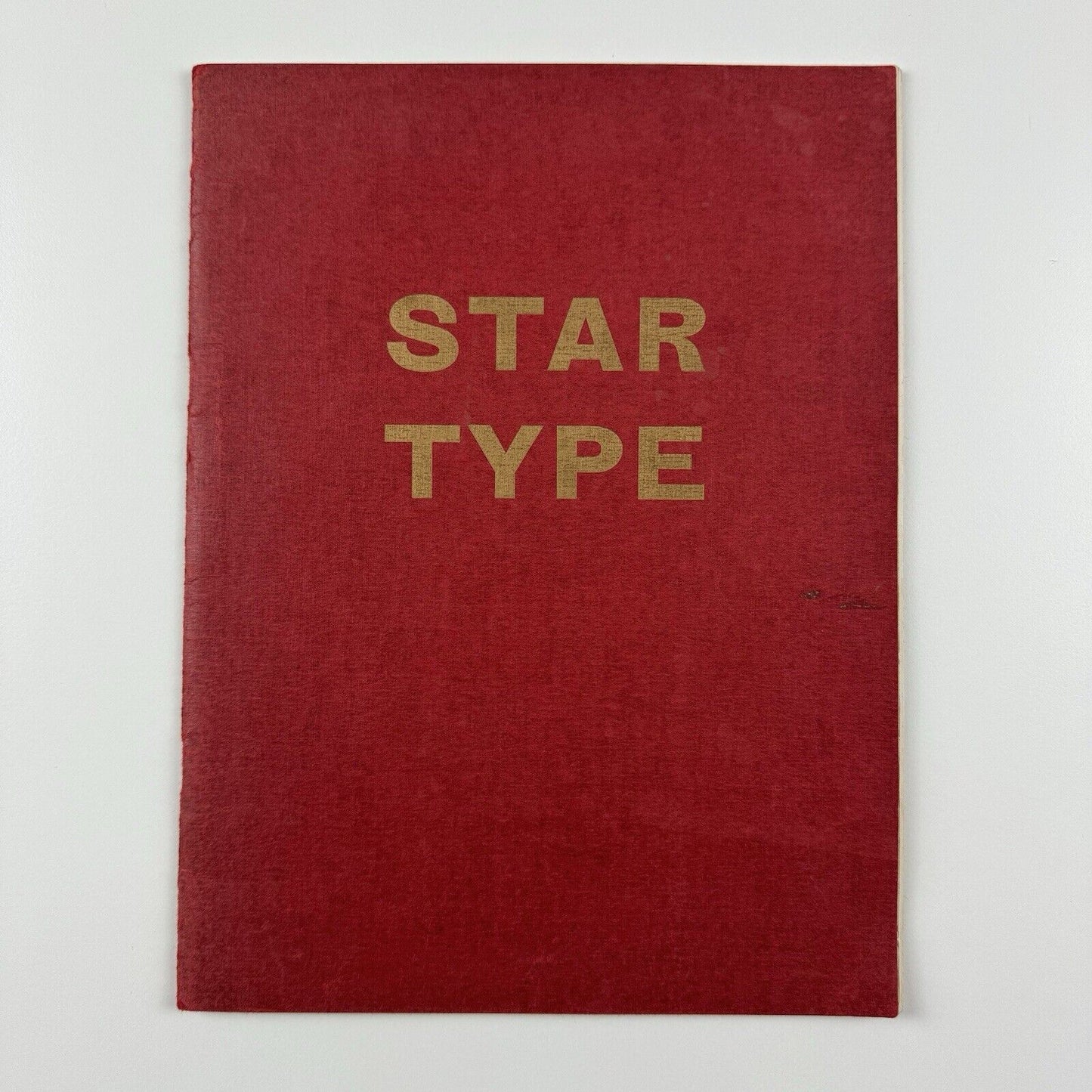 Type specimen booklet Star Type Horsfall & Sons Birstall c.1968