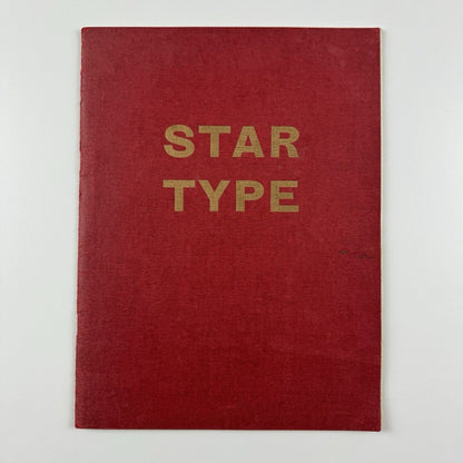 Type specimen booklet Star Type Horsfall & Sons Birstall c.1968