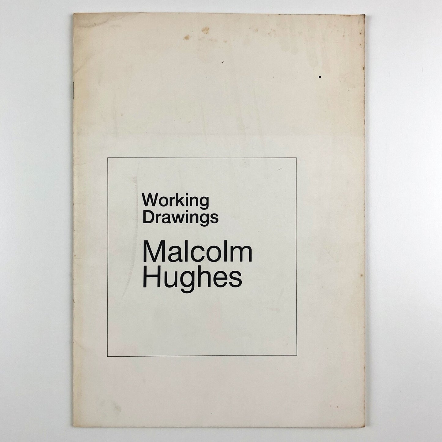 Malcolm Hughes – Working Drawings | University of Leeds catalogue, signed