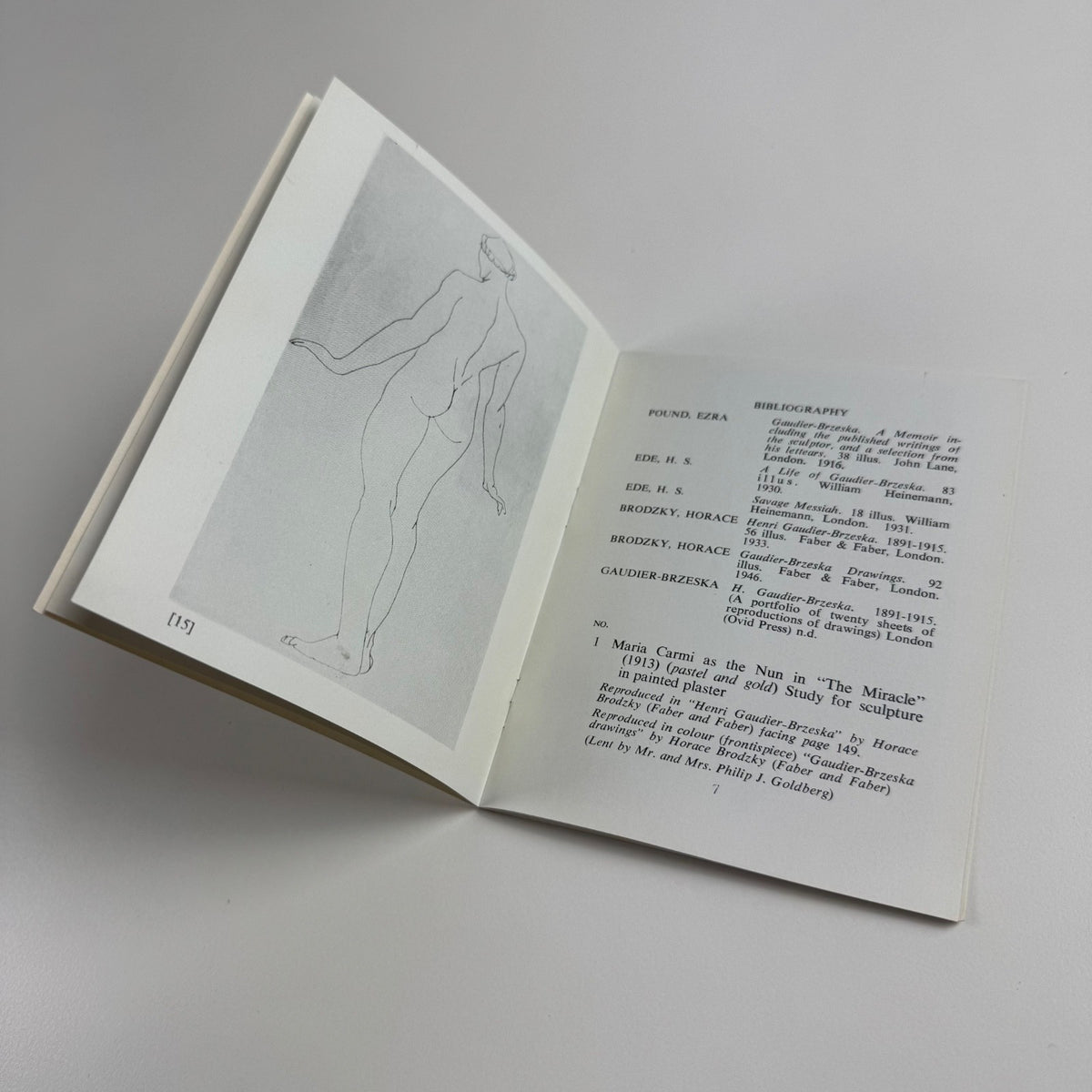 Drawings and Pastels by Henri Gaudier-Brzeska | Leicester Galleries, October 1962