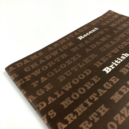 Recent British Sculpture – exhibition catalogue | British Council 1961-63