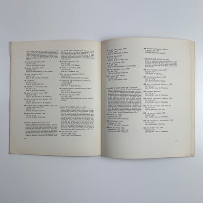 British Painting 1925-50. First Anthology. Arts Council Festival of Britain 1951