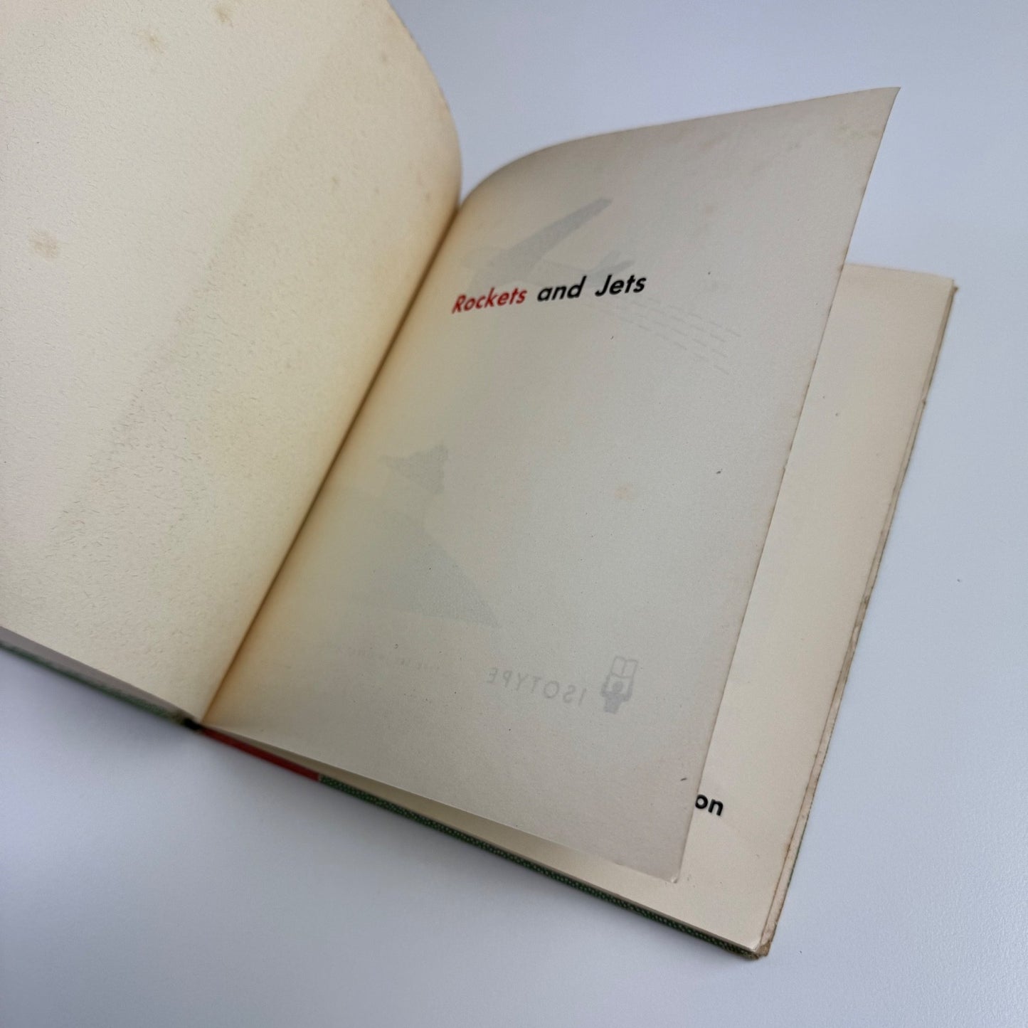 Rockets and Jets by Marie Neurath. Max Parrish, London, 1951 Isotype Institute