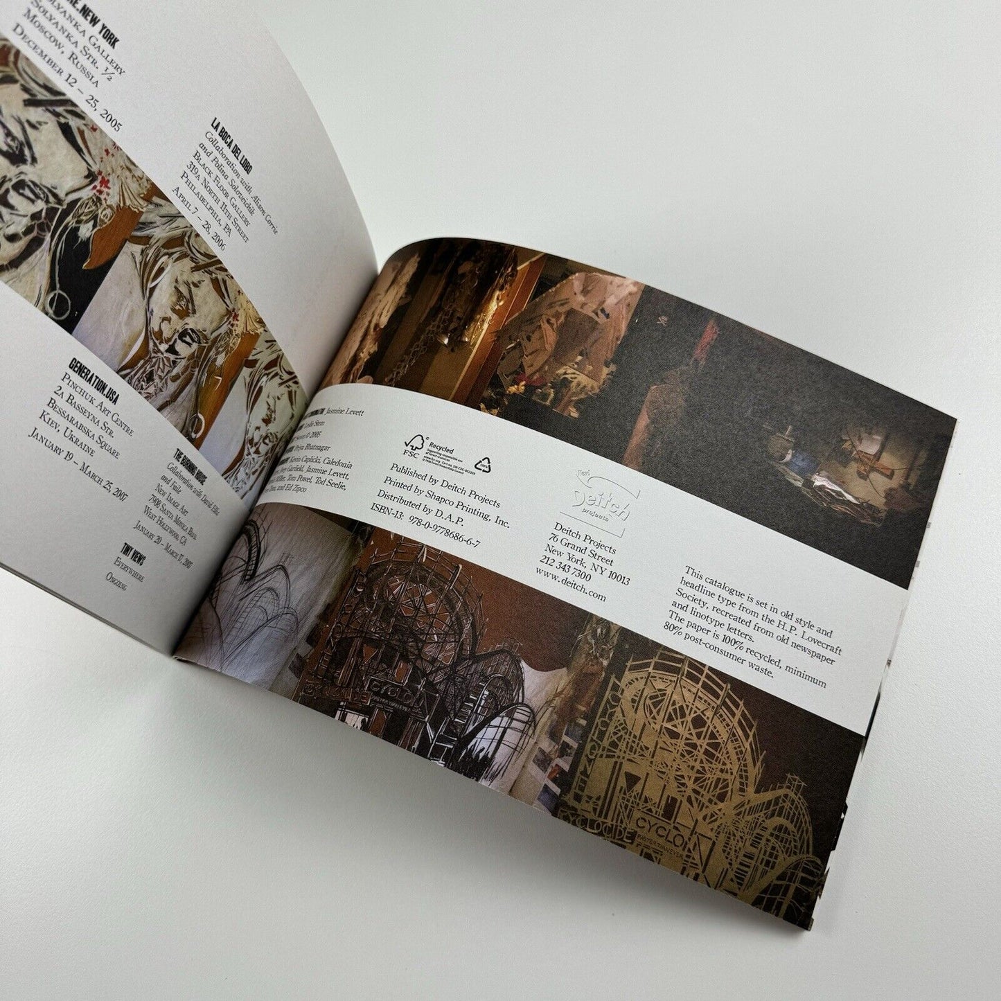 Swoon | Deitch Projects New York | Exhibition catalogue, 2008