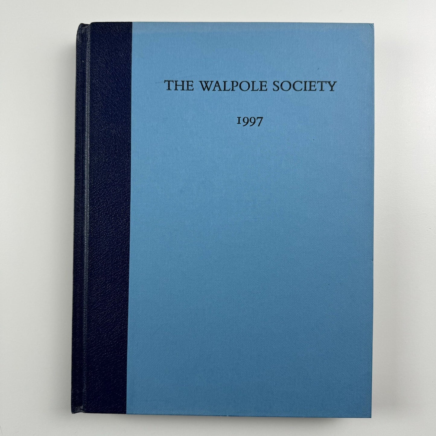 The Fifty-ninth volume of The Walpole Society 1997 LIX