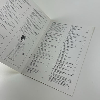 Folded card/catalogue – Albert Rutherston | Sally Hunter Fine Art, 1996