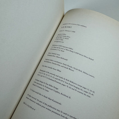 Y.Z. Kami. Essay by Steven Henry Madoff | Gagosian GalleryCalifornia, 2008