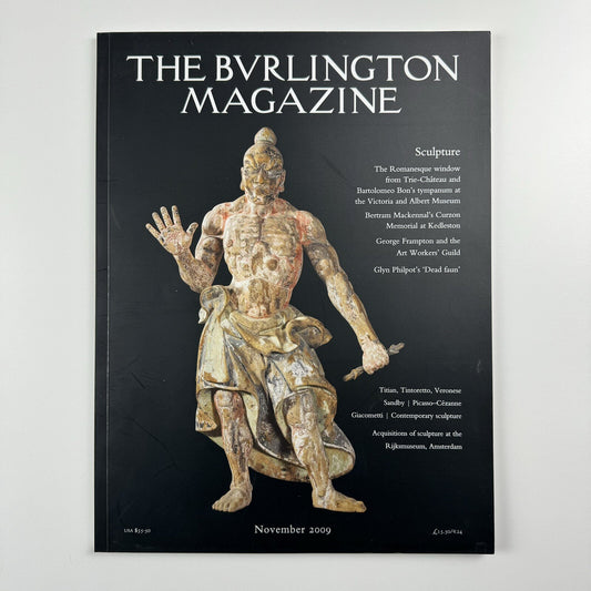 The Burlington Magazine – Sculpture | November 2009 CLI no. 1280