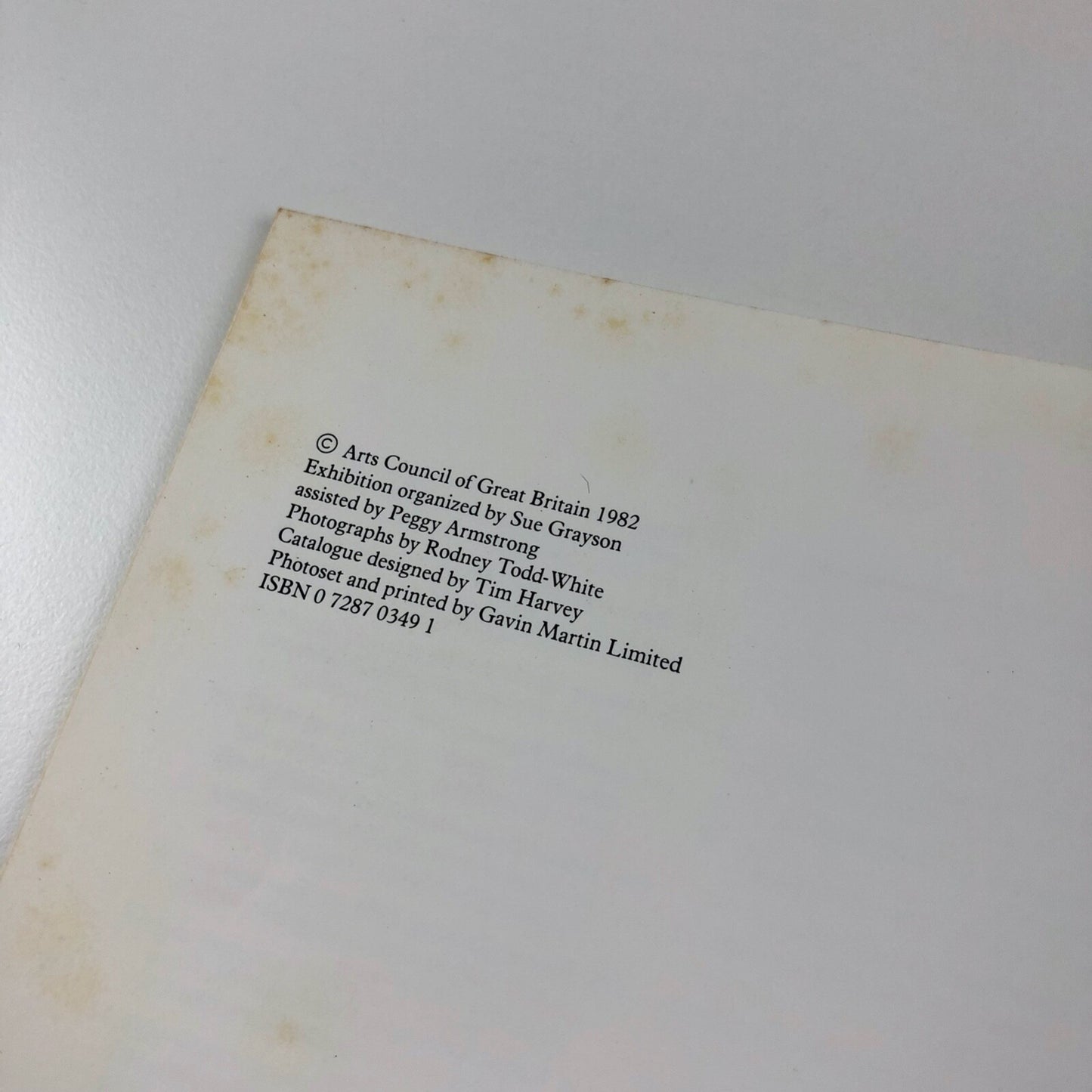 Martin Froy Paintings, Constructions, Drawings 1968-82 | Serpentine Gallery catalogue, 1983