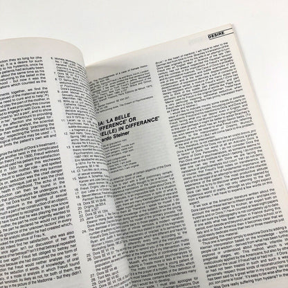 ICA Documents 1. Desire | edited by Lisa Appignanesi 1984 Institute of Contemporary Arts ICA