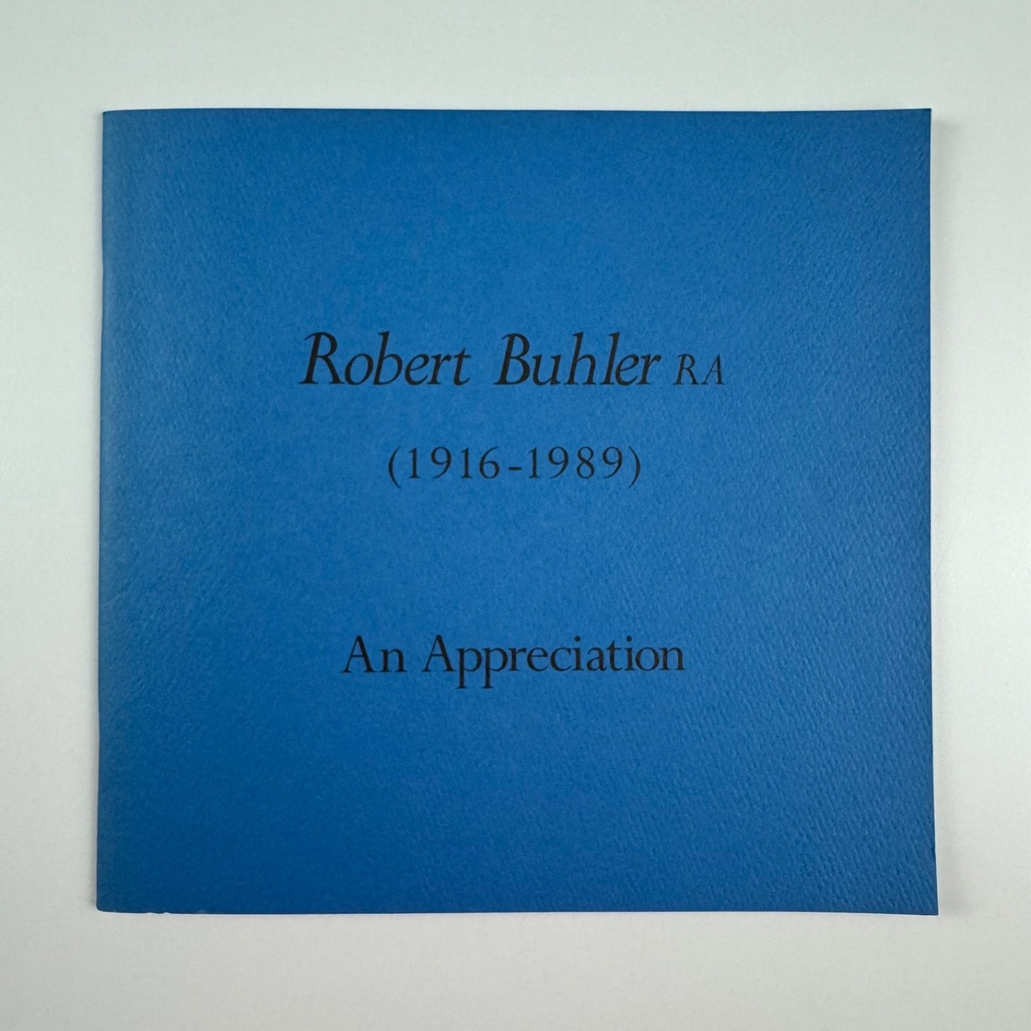 Robert Buhler RA (1916-1989) An Appreciation | Piano Nobile, 1998