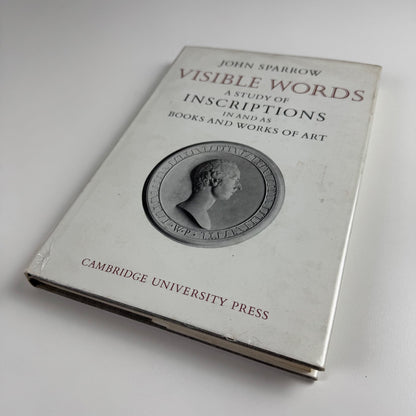 Visible Words by John Sparrow | Cambridge University Press, 1978