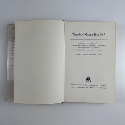 The New Western Type Book foreword by John Ryder Western Printing Services 1980