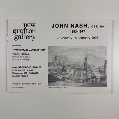 John Nash 1893-1977 | New Grafton Gallery, 1997