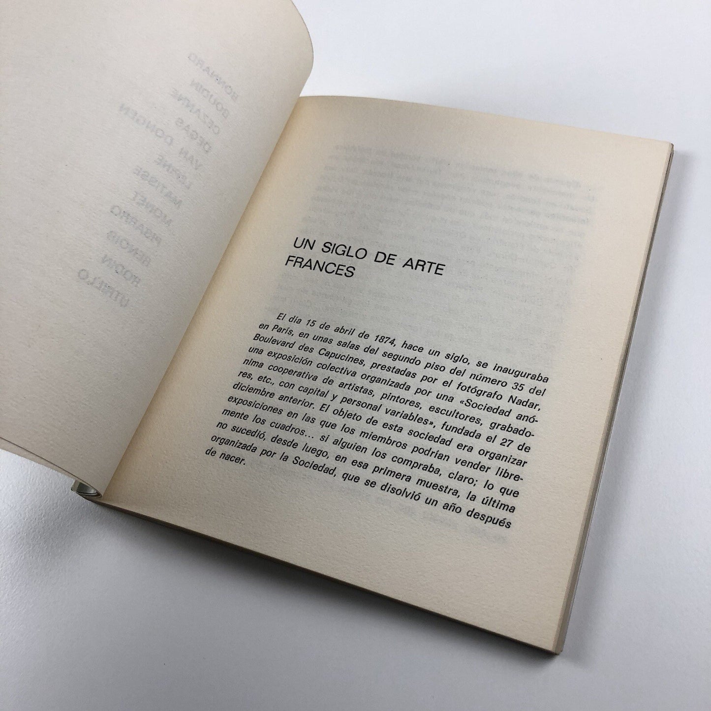Cien años de Arte Frances Galeria Theo | Madrid Marlborough Fine Art exhibition catalogue, 1974