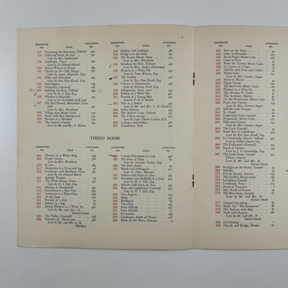 Christopher Wood – Exhibition of Complete Works | New Burlington Galleries / Redfern Gallery leaflet, 1938