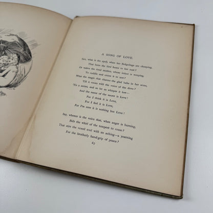 Three Sunsets and Other Poems by Lewis Carroll | Macmillan, 1898 | bookplate and inscription for Nancy Marsh