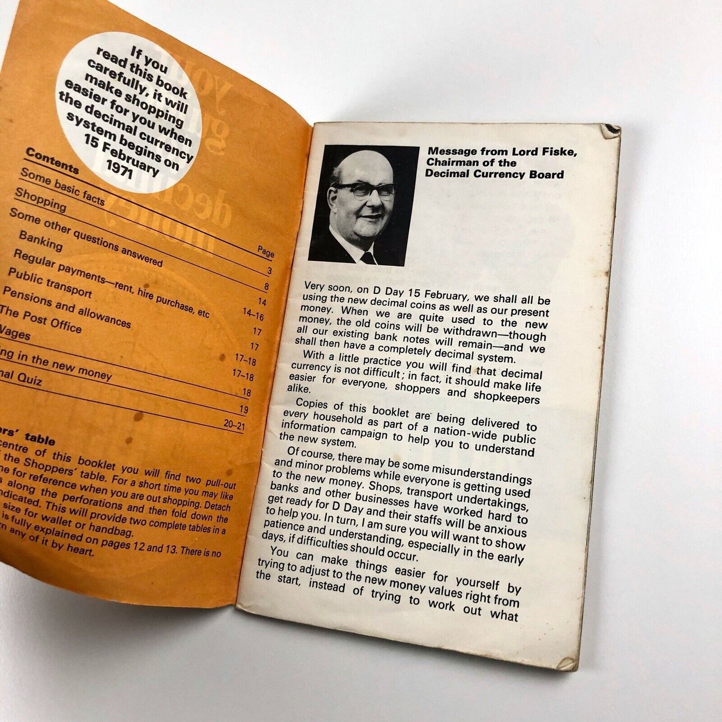 Your Guide to Decimal Money | Decimal Current Board / HMSO booklet/leaflets 1970