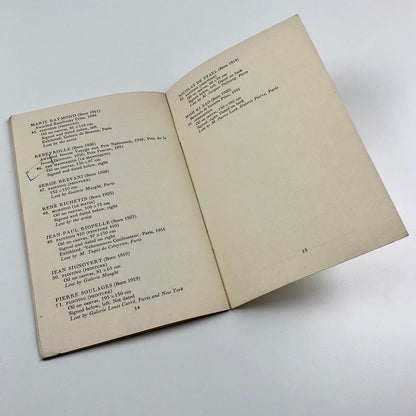 Young Painters of the L’École de Paris | Arts Council exhibition catalogue, 1952