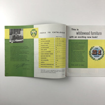 Liden Catalogue of Whitewood Furniture | House of Liden mid century 1964/5