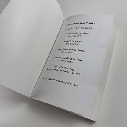 Stone Lithography by Paul Croft | A&C Black Printmaking Handbooks, 2001