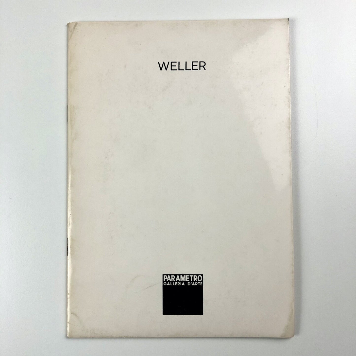 [Simona] Weller | Parametro Galleria d’Arte, Rome 1976 catalogue booklet