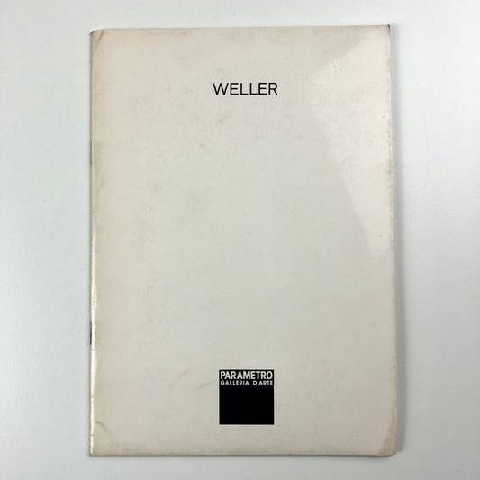 [Simona] Weller | Parametro Galleria d’Arte, Rome 1976 catalogue booklet