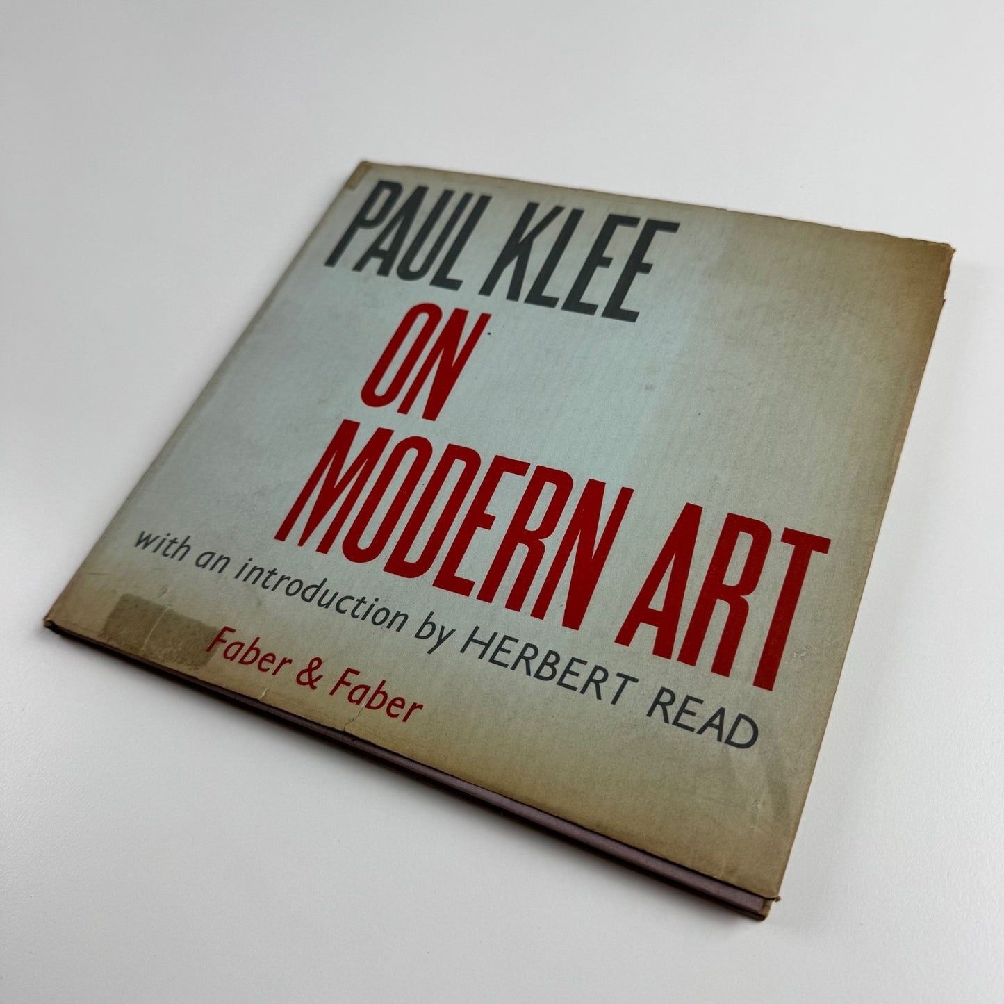 Paul Klee on Modern Art intro Herbert Read | Faber & Faber, 1948