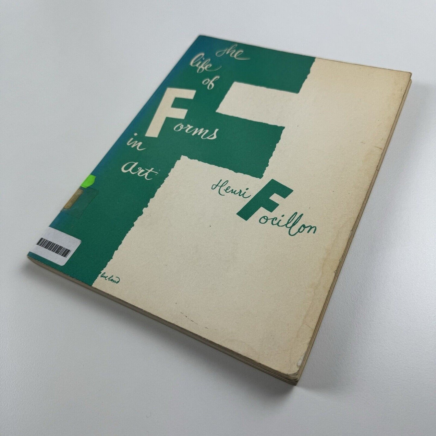The Life of Forms in Art by Henri Focillon | George Wittenborn, 1966 | Cover and typography by Paul Rand