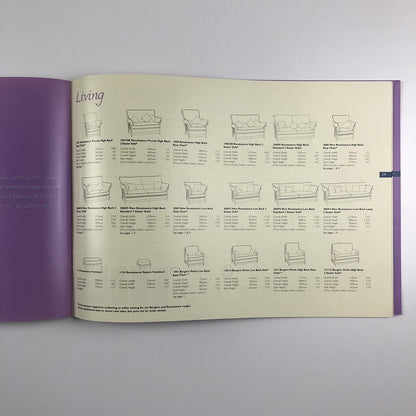Ercol furniture brochure – 'Perfection in detail', dated 2001
