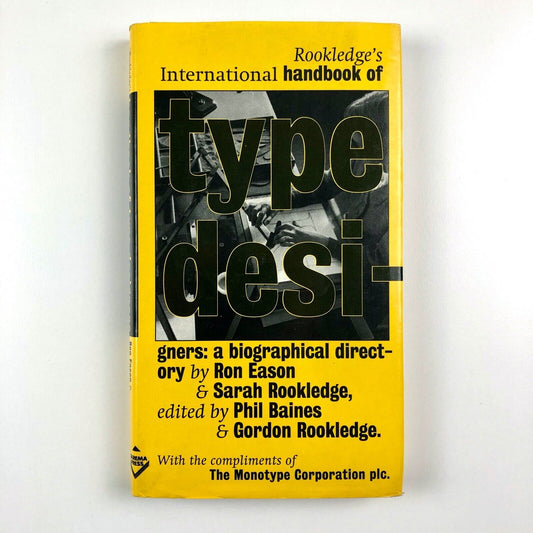 Rookledge’s International handbook of designers Ron Eason, Sarah Rookledge | Sarema Press, 1991 | First edition