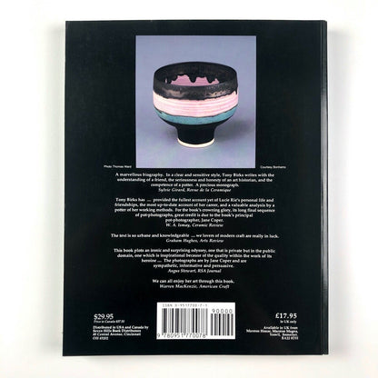 Lucie Rie by Tony Birks | Marston House Press | 1994 revised softback edition