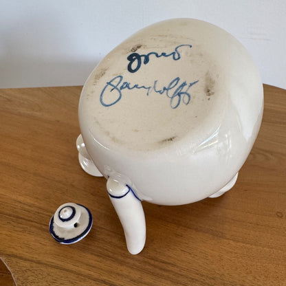 Jono Pandolfi | Willy Nilly Honeycomb teapot for Anthropologie | Signed to base