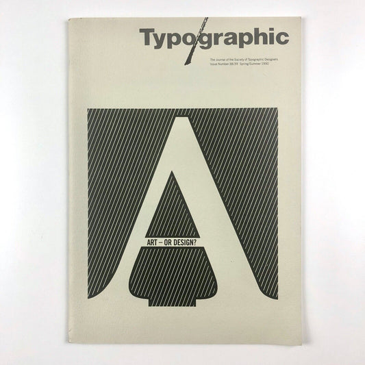 Typographic – The Journal of the Society of Typographic Designers | Issue 38/39, 1990