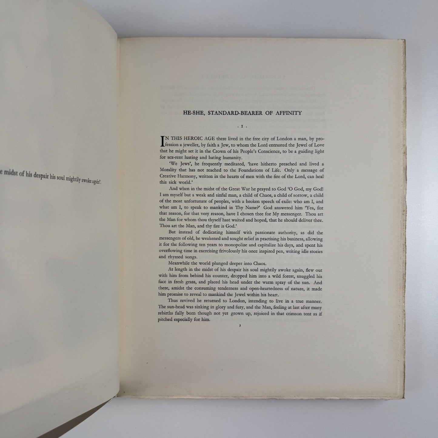 The book of Affinity by Moysheh Oyve | Jacob Epstein illus | Heinemann, 1933