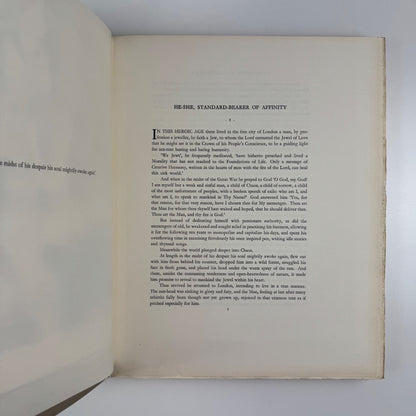 The book of Affinity by Moysheh Oyve | Jacob Epstein illus | Heinemann, 1933