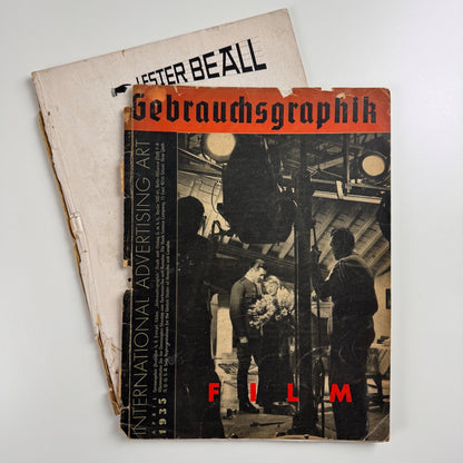Gebrauchsgraphik International Advertising Art. April 1935 edited by Professor HK Frenzel