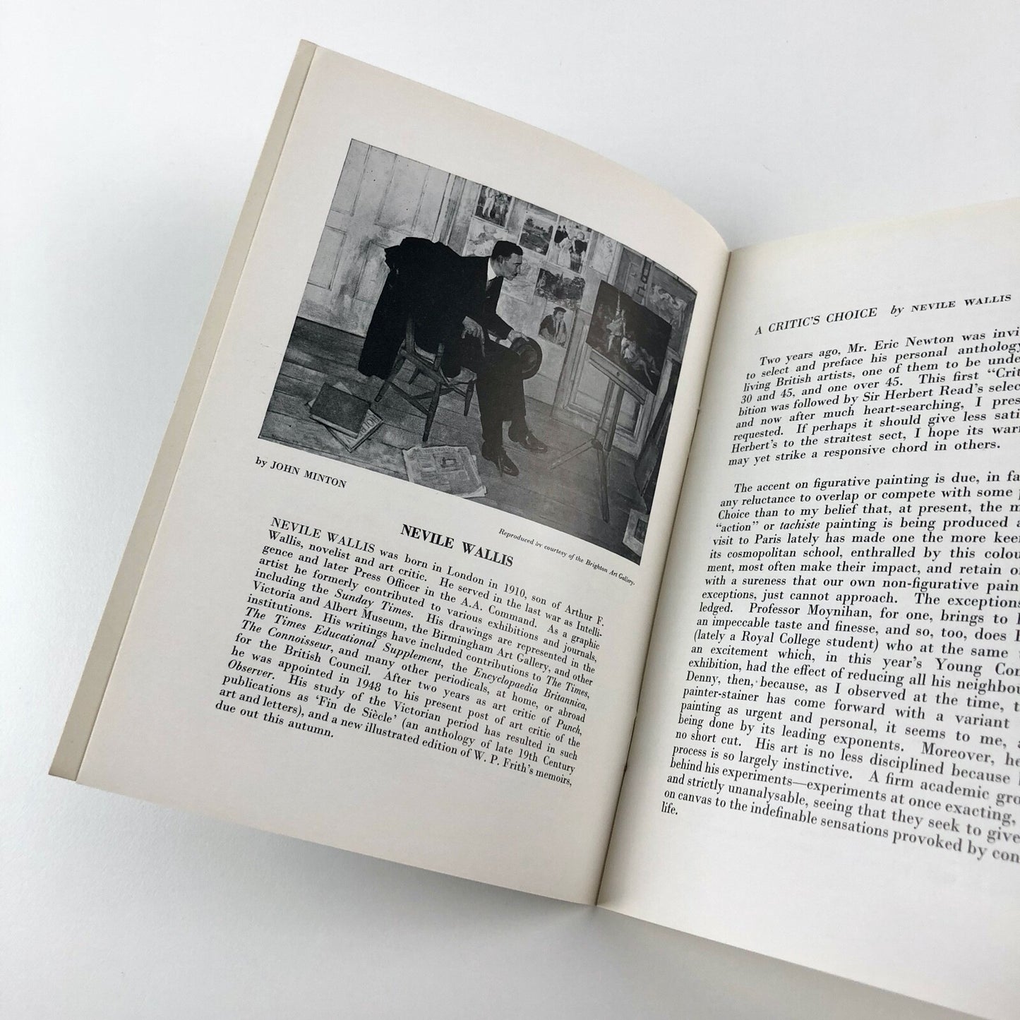 Critic's Choice 1957 - Nevile Wallis | Arthur Tooth 1957