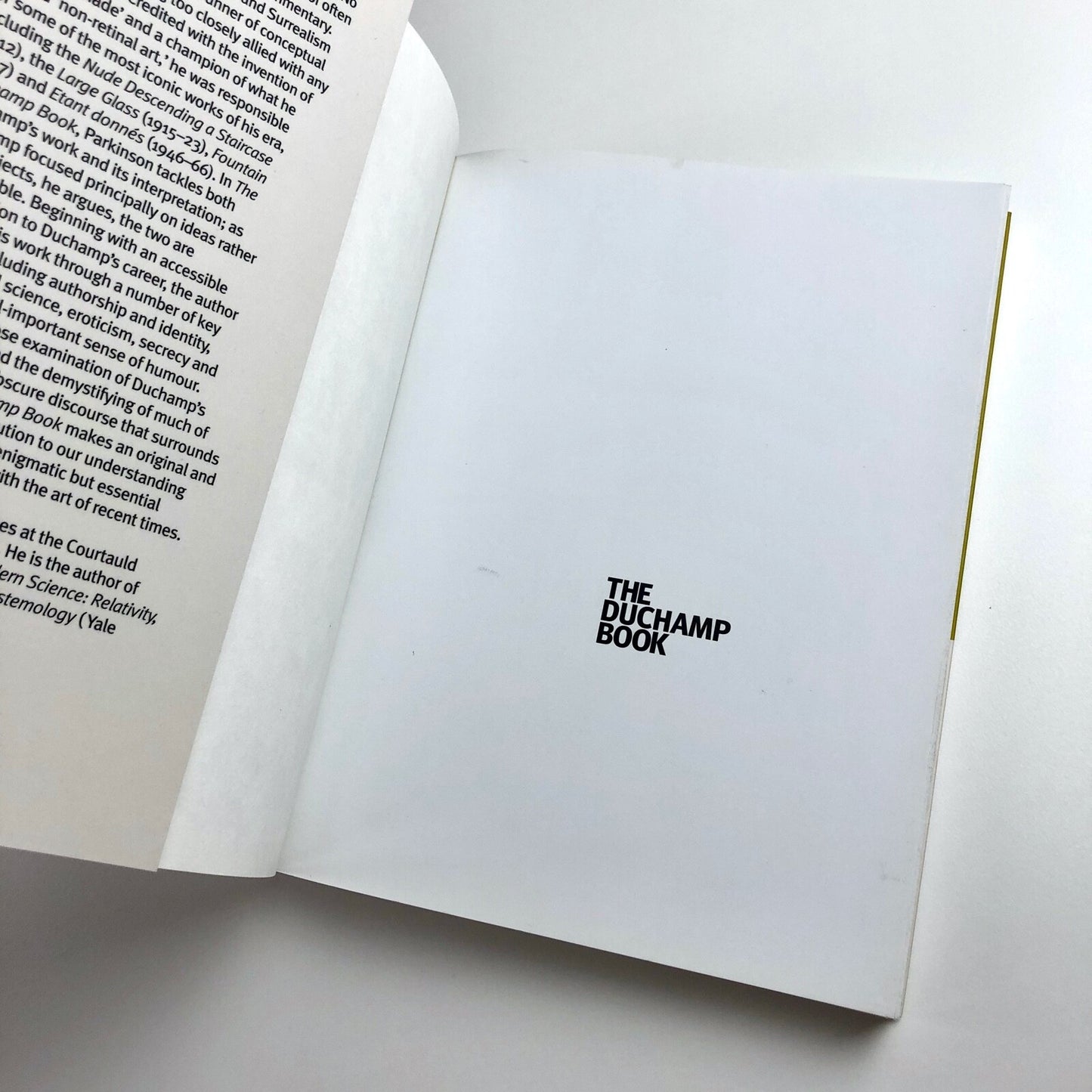 The Duchamp Book by Gavin Parkinson | Tate Publishing, 2008