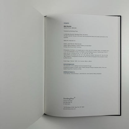 Mike Bouchet. Selected Works 1989-2009 | Sternberg Press, 2009