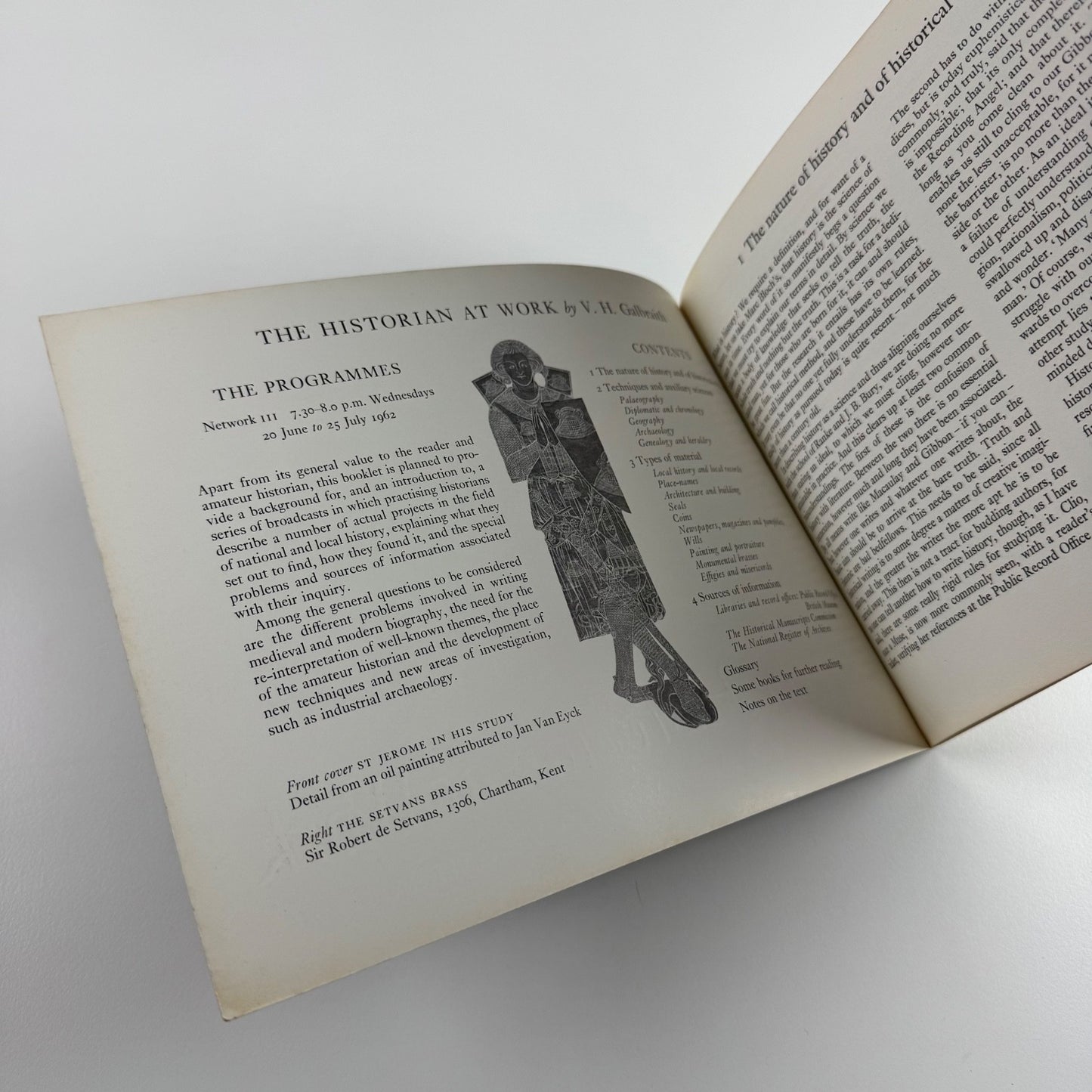 The Historian at Work by V.H. Galbraith | BBC Publication, 1962