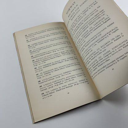 Third International Exhibition of Book Design 1949 National Book League